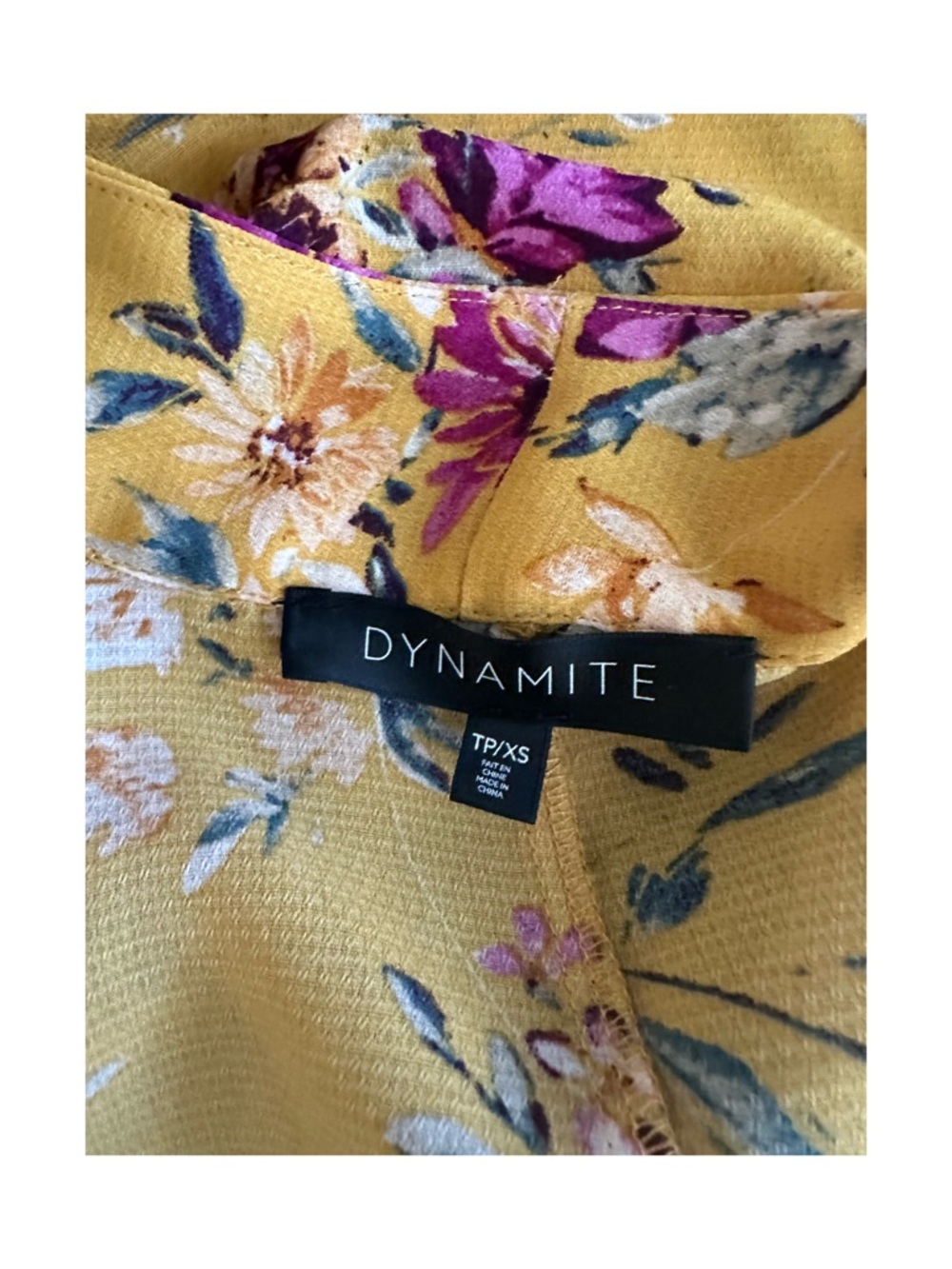 Floral Wrap Dress with Tie - Picture 5 of 5